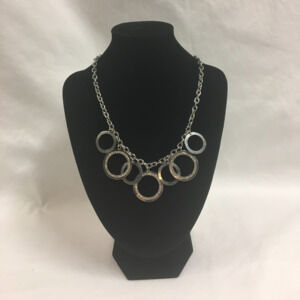 Short Jeweled Circle Necklace